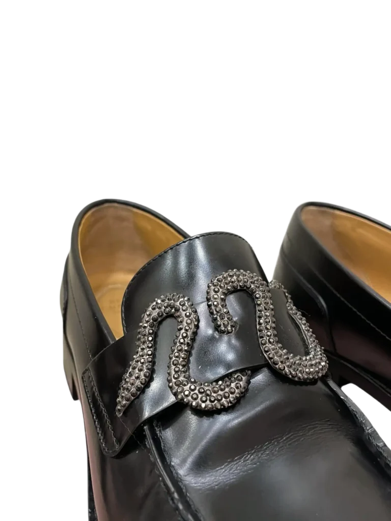 Morgana brushed leather loafers, 37., photo 6 of 7