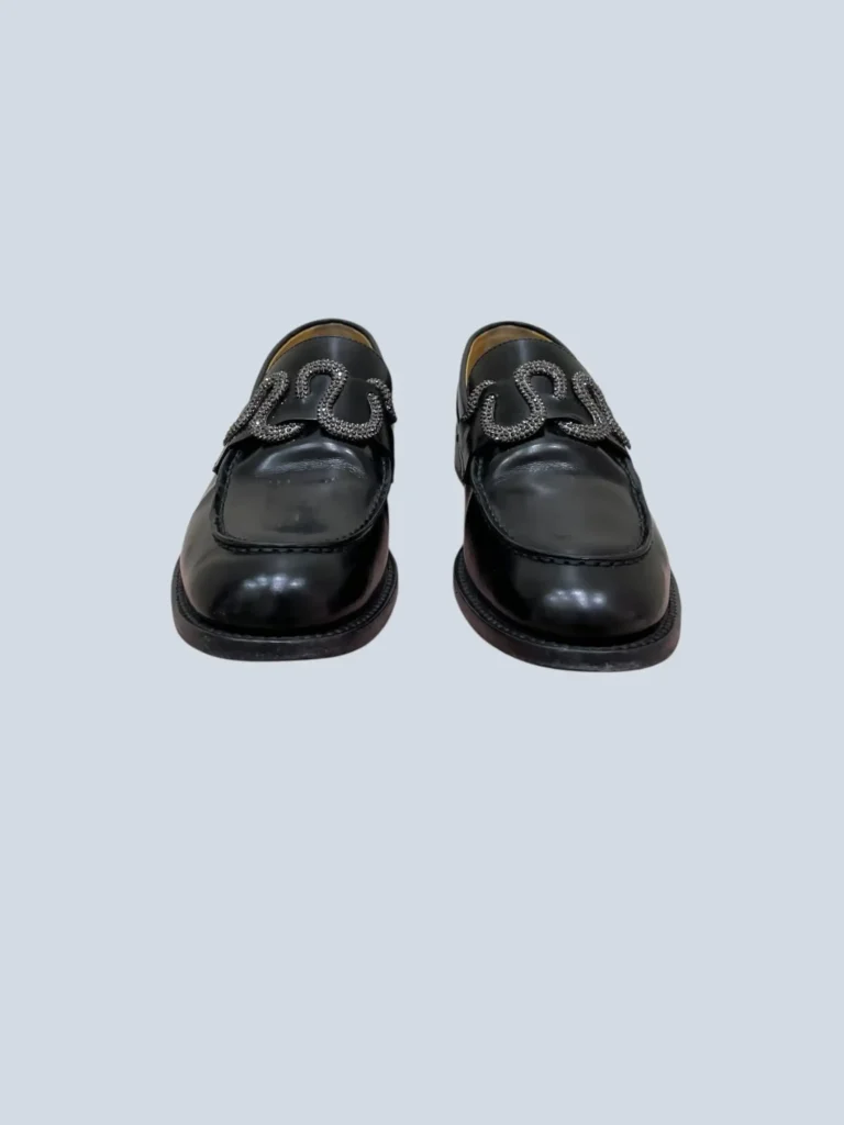 Morgana brushed leather loafers, 37., photo 3 of 7
