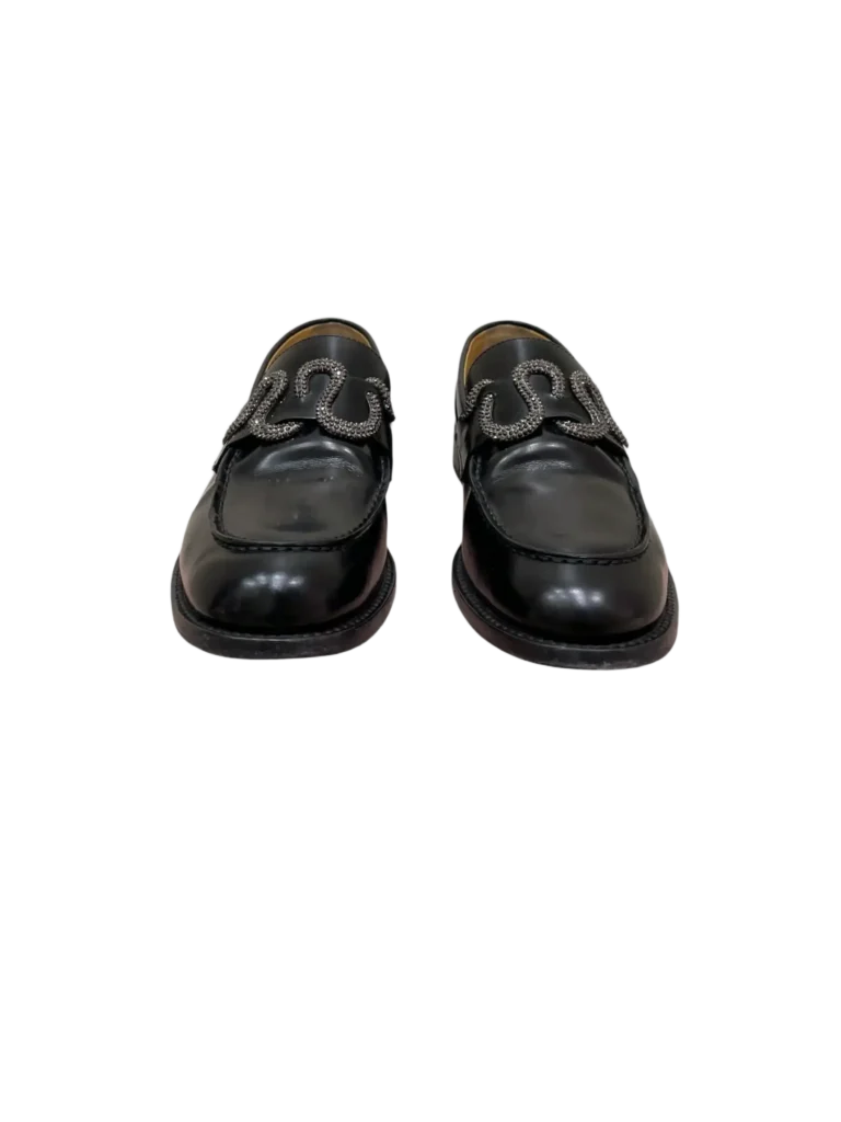 Morgana brushed leather loafers, 37., photo 3 of 7