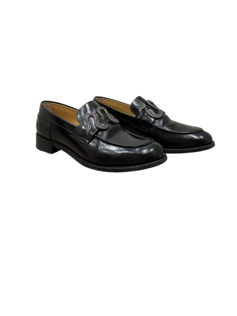 Morgana brushed leather loafers, 37., photo 2 of 7