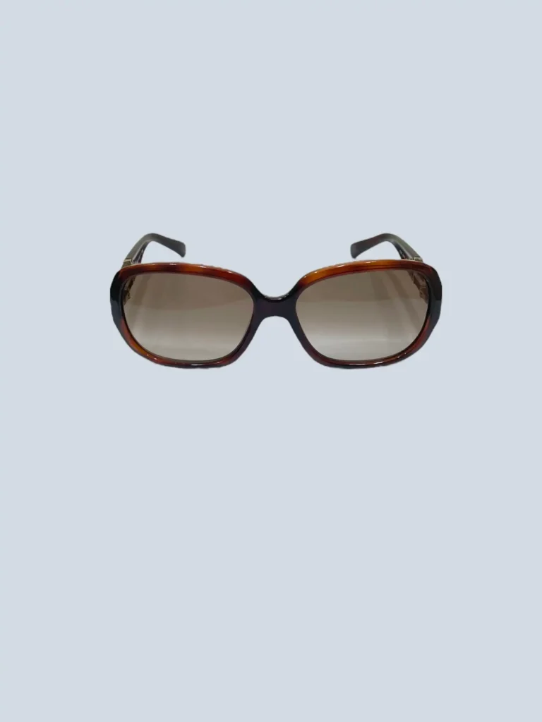 Vintage Havana acetate sunglasses with FF detail, photo 3 of 5