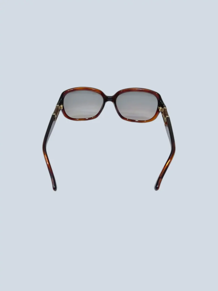 Vintage Havana acetate sunglasses with FF detail, photo 4 of 5
