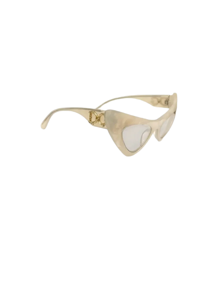 Occhiali da sole Cat Eye in acetato logo DG.