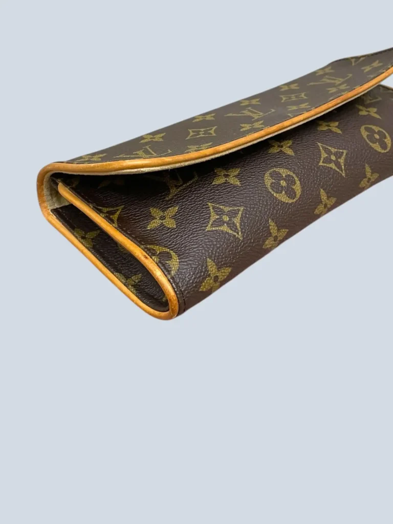 Borsa a tracolla pochette Twin GM in tela Monogram e pelle., foto 11 di 12