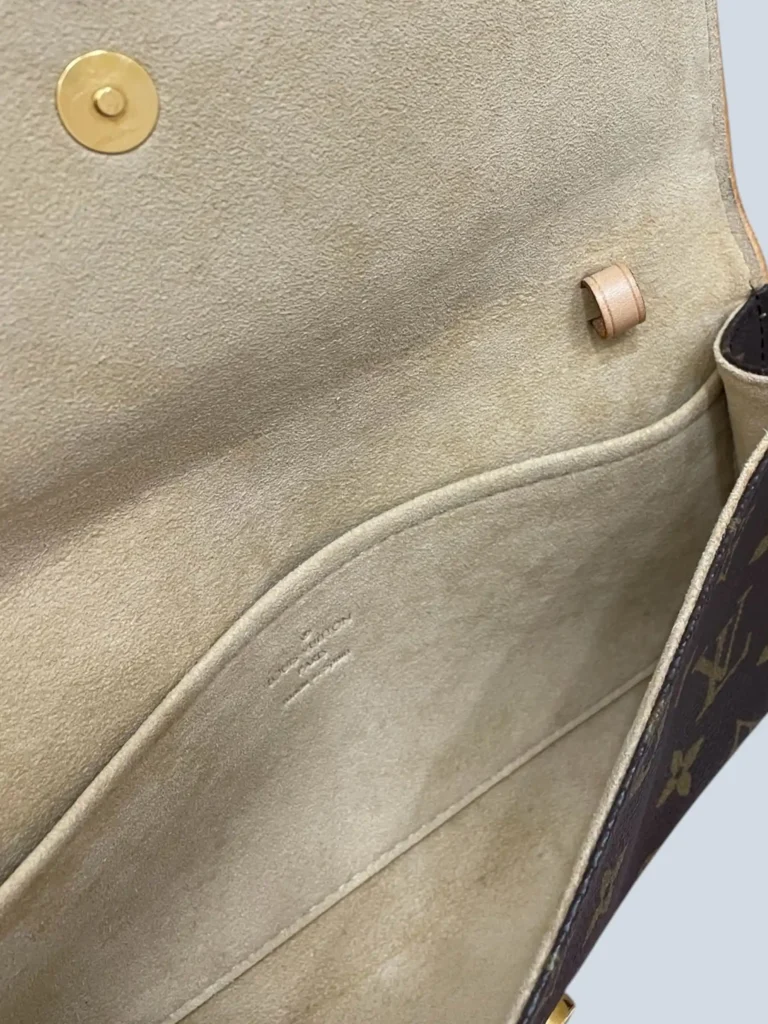 Borsa a tracolla pochette Twin GM in tela Monogram e pelle., foto 9 di 12