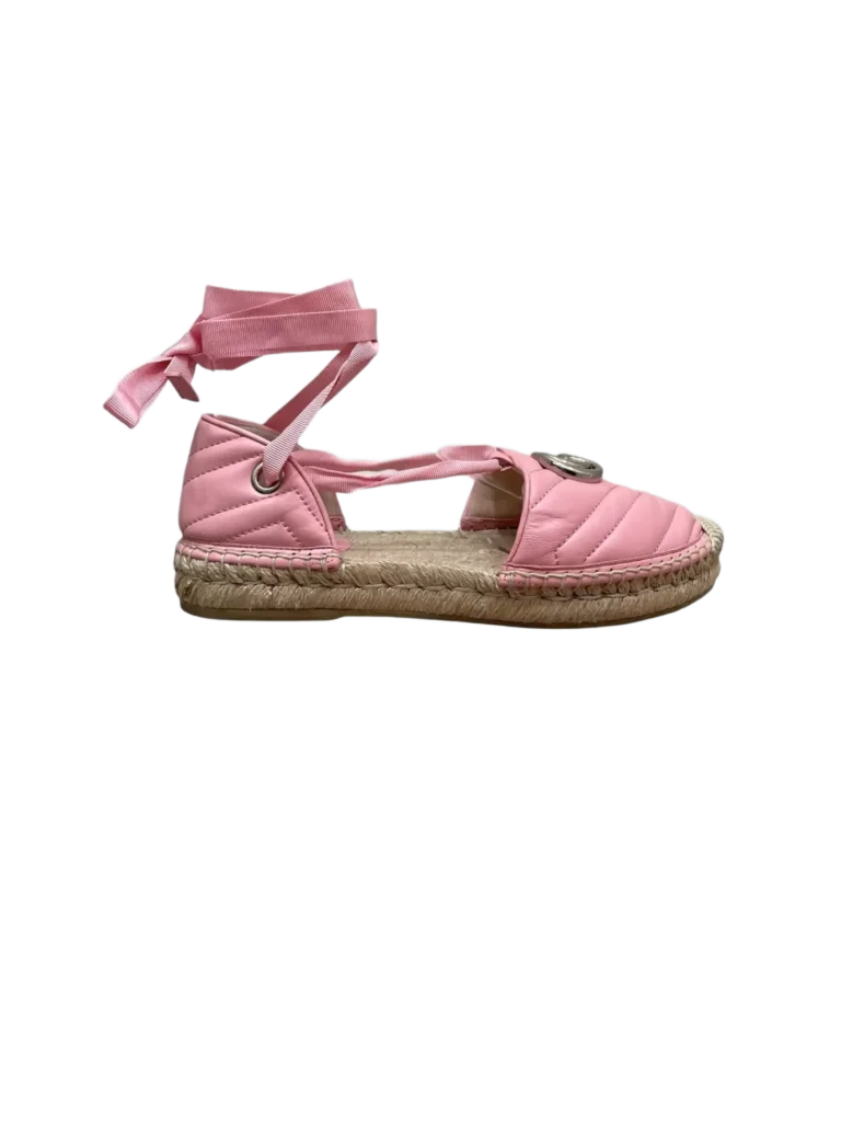 Marmont quilted leather sandals, 37.