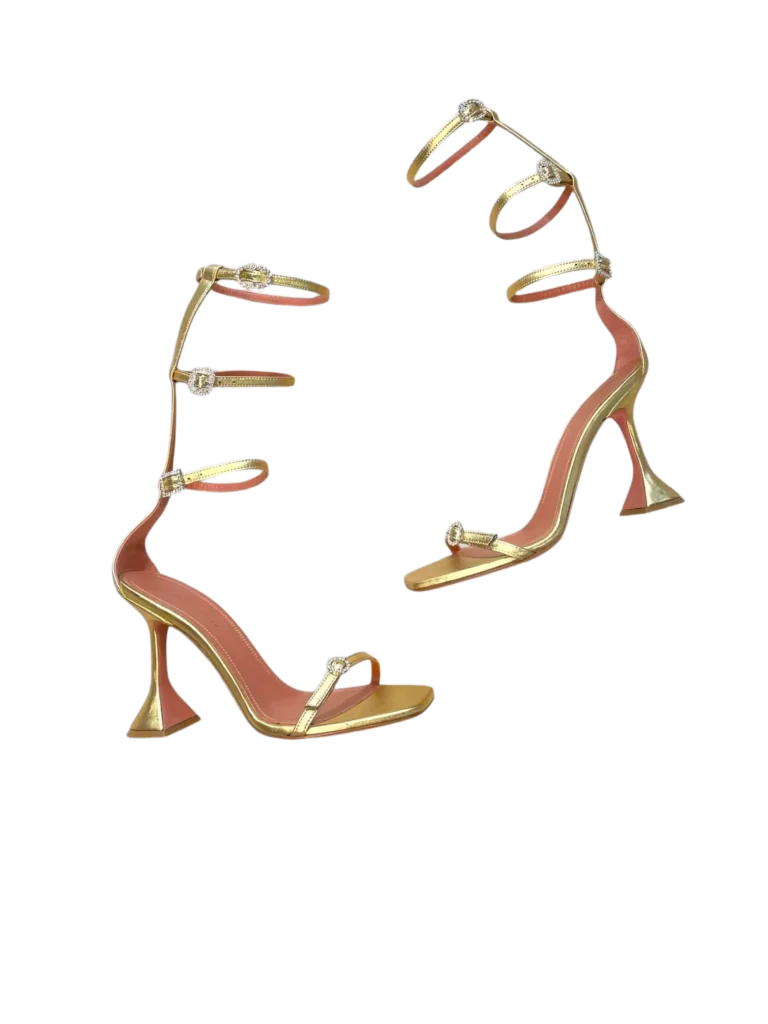 Robyn leather strappy crystal sandals, 38., photo 2 of 10