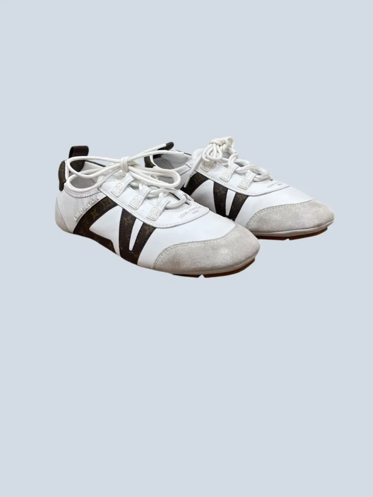 Sneakers Sneakerina in pelle e suede, 36,5., foto 2 di 9