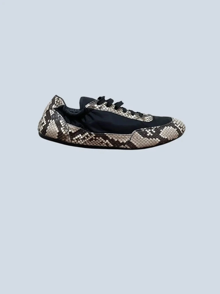 Sneakers Collapse in Re-Nylon e Ayers stampato, 37.