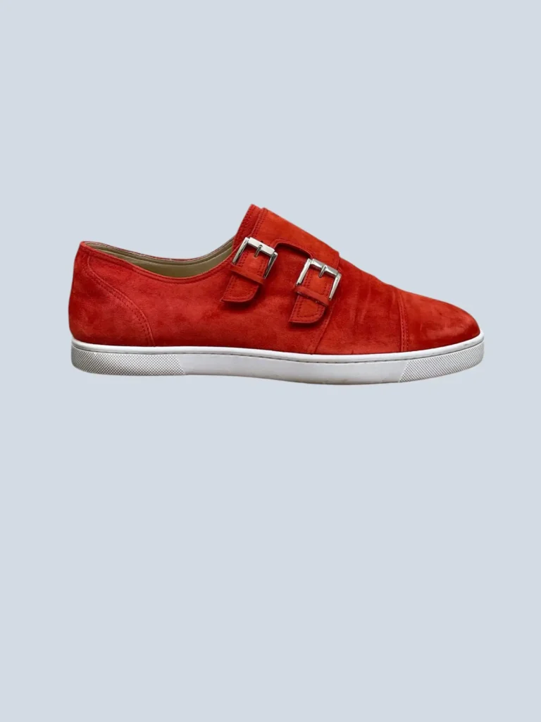 Sneakers Monk Strap in suede, 44.