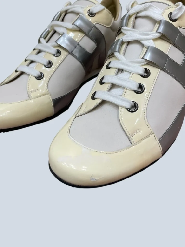 Sneakers Tie Break in pelle e vernice, 39., foto 6 di 7