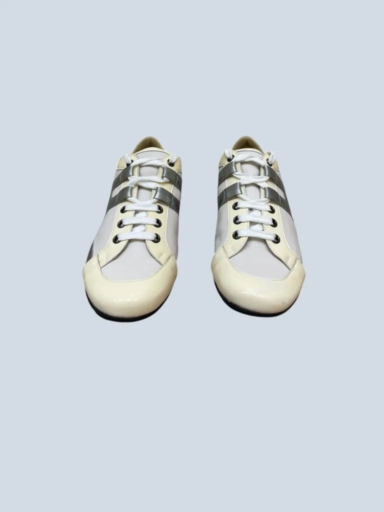 Sneakers Tie Break in pelle e vernice, 39., foto 3 di 7