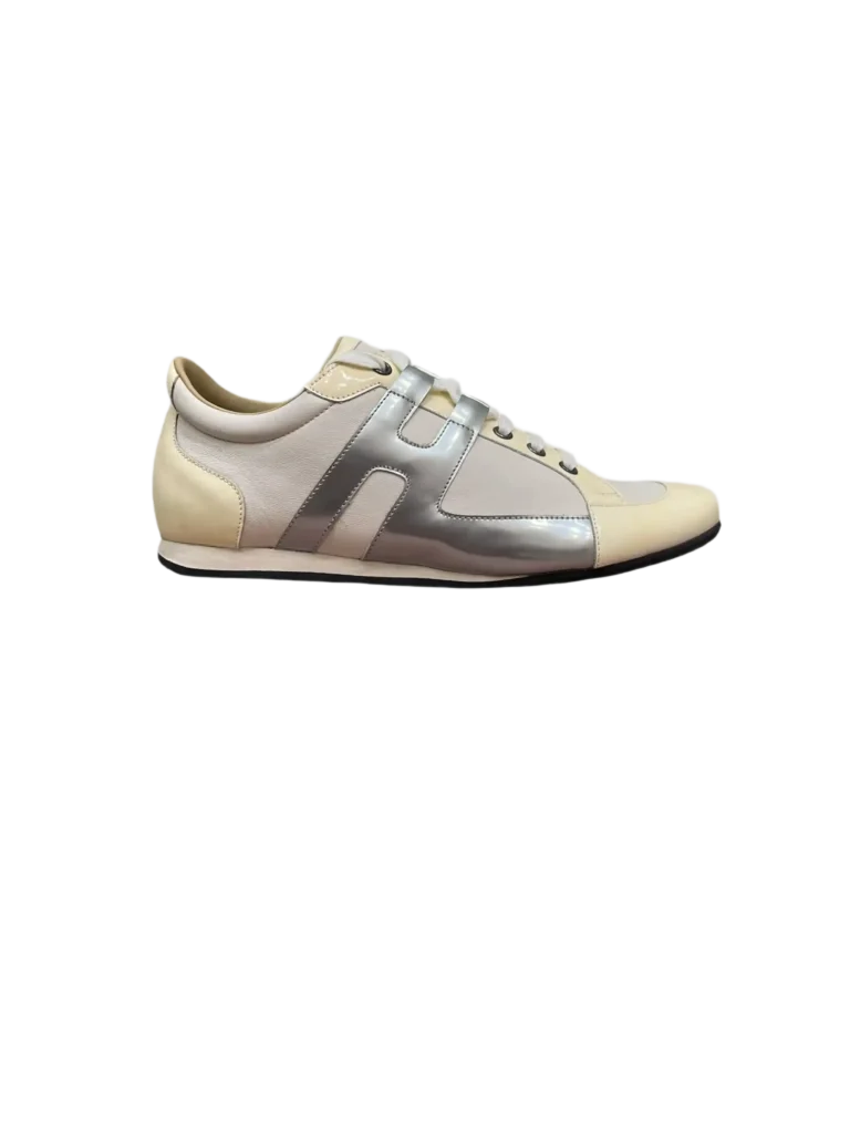 Sneakers Tie Break in pelle e vernice, 39.
