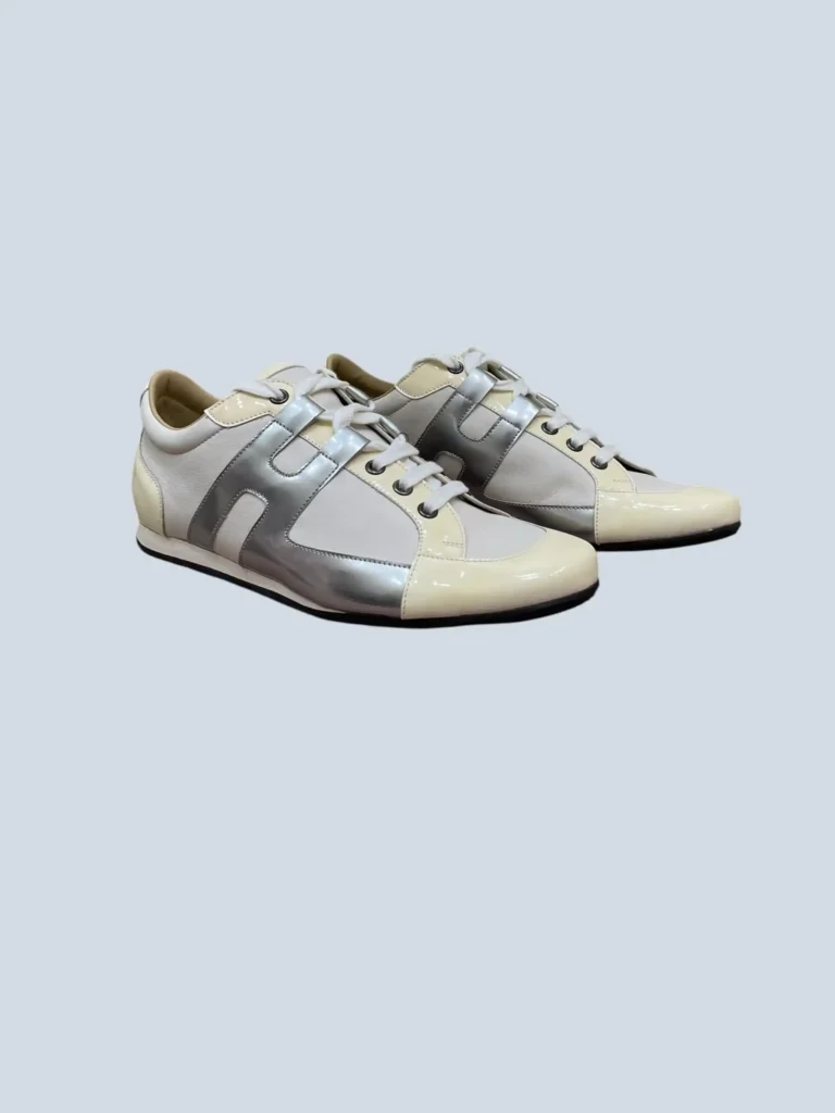 Sneakers Tie Break in pelle e vernice, 39., foto 2 di 7