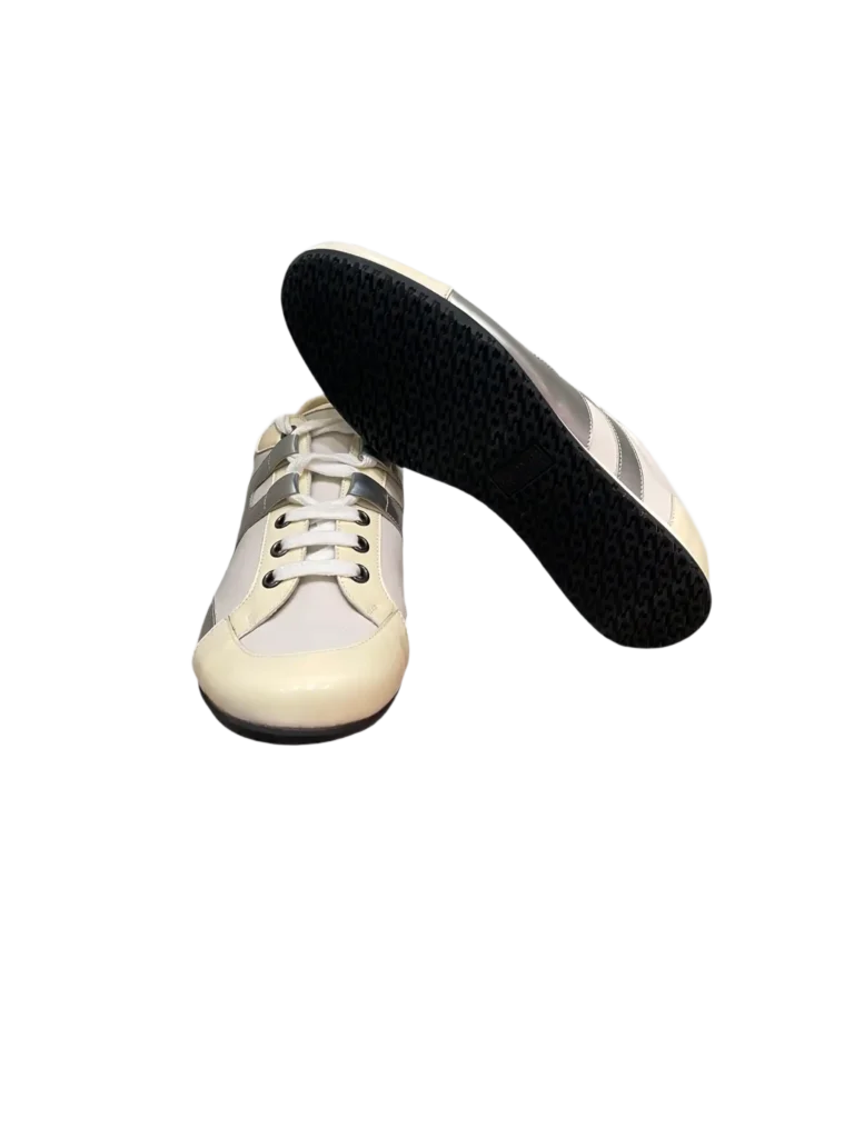 Tie Break leather and patent sneakers, 39., photo 5 of 7