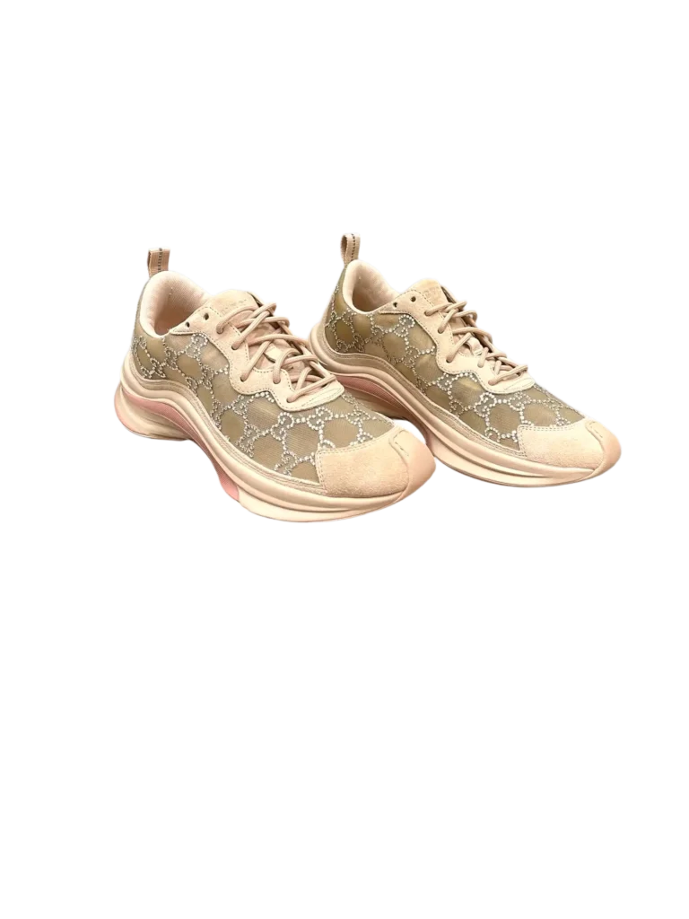 Run mesh and rhinestone sneakers, 39,5., photo 2 of 8