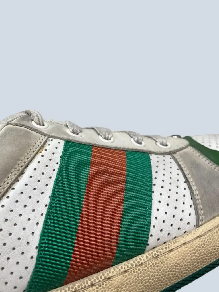 Sneakers Screener in pelle con dettaglio web, 11,5., foto 7 di 8