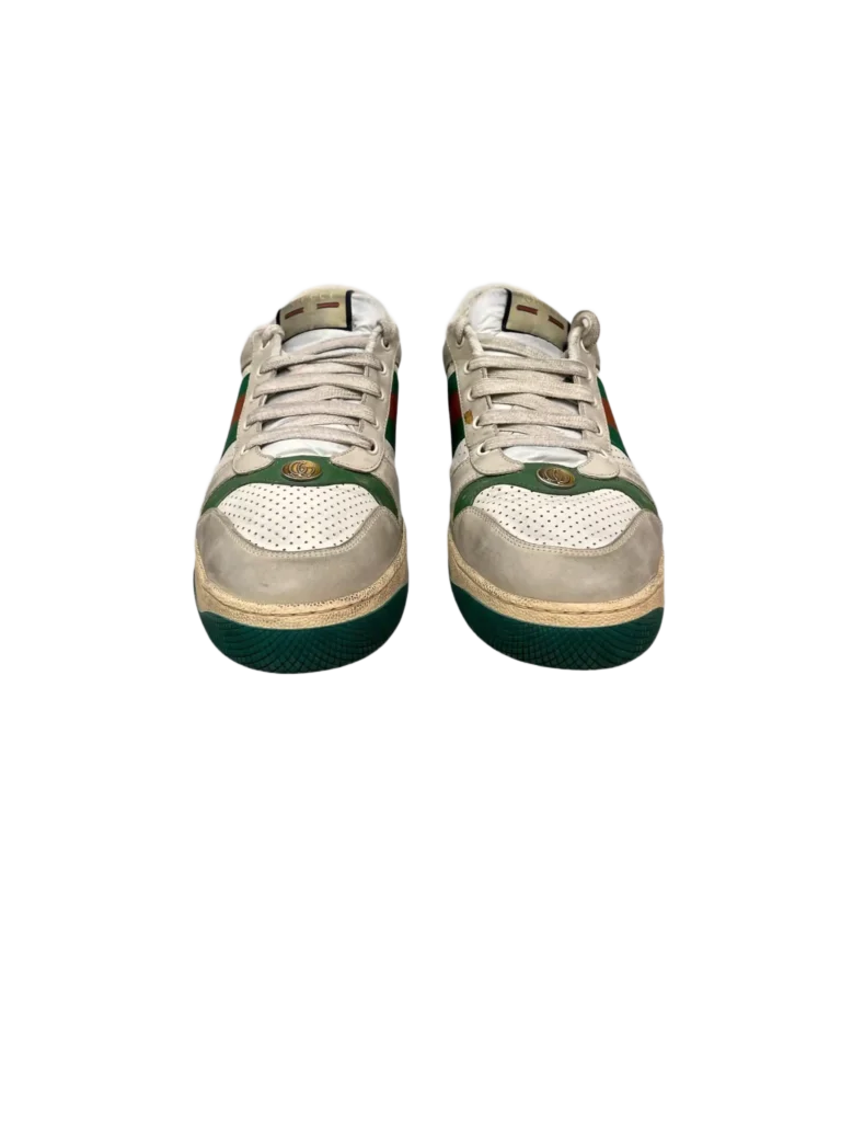 Screener leather sneakers with web detail, 11.5., photo 3 of 8
