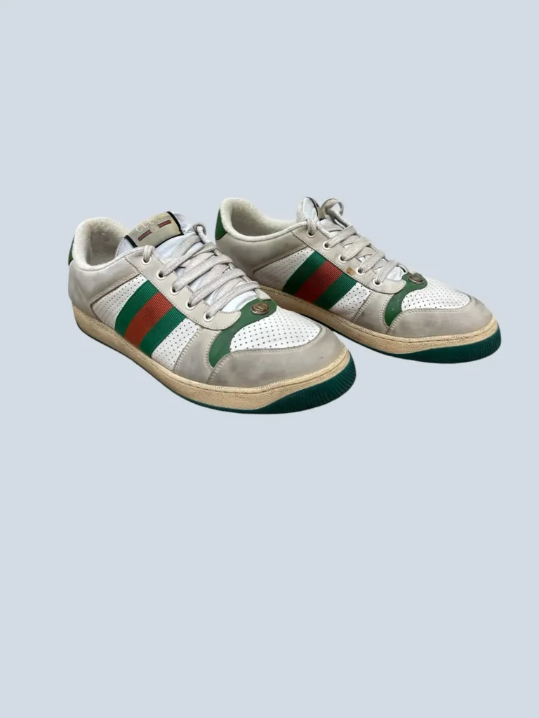 Sneakers Screener in pelle con dettaglio web, 11,5., foto 2 di 8