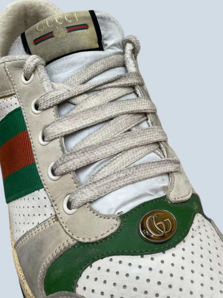 Sneakers Screener in pelle con dettaglio web, 11,5., foto 6 di 8