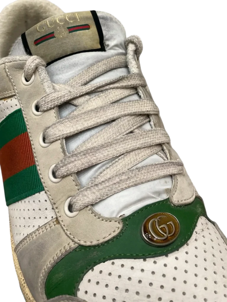 Sneakers Screener in pelle con dettaglio web., foto 6 di 8