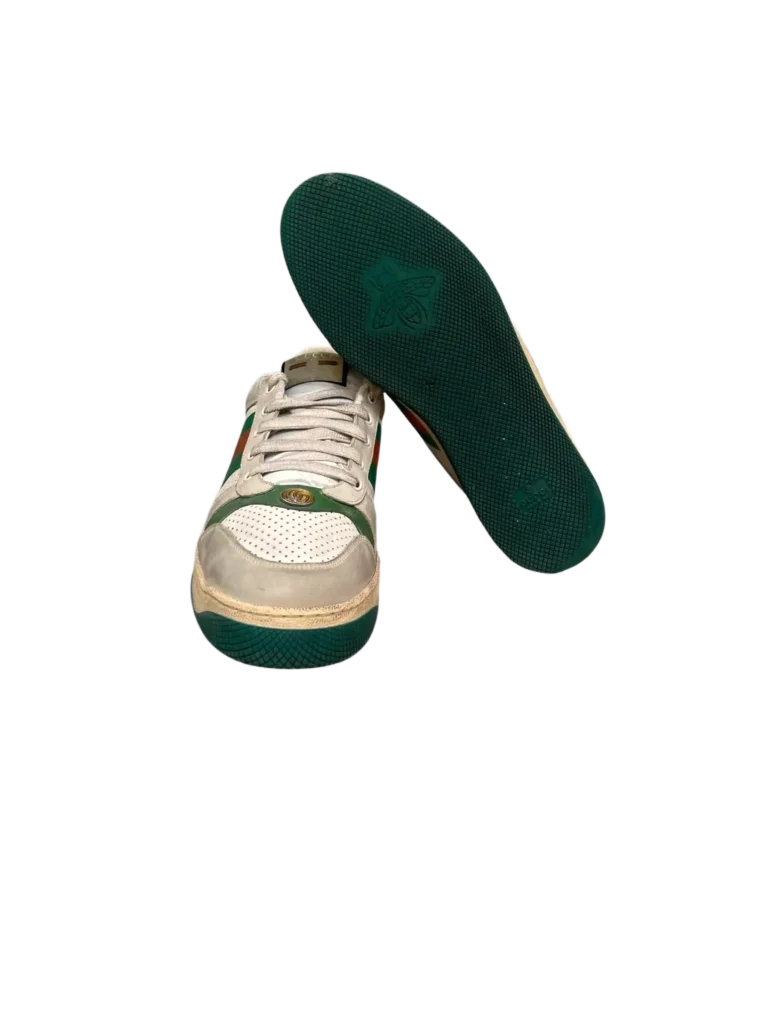 Screener leather sneakers with web detail, 11.5., photo 5 of 8