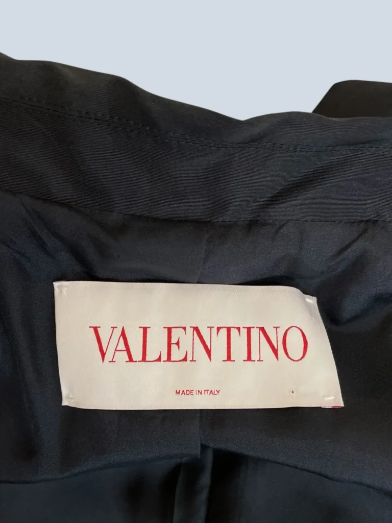 Garavani, blazer doppiopetto oversize in seta, 42., foto 4 di 11