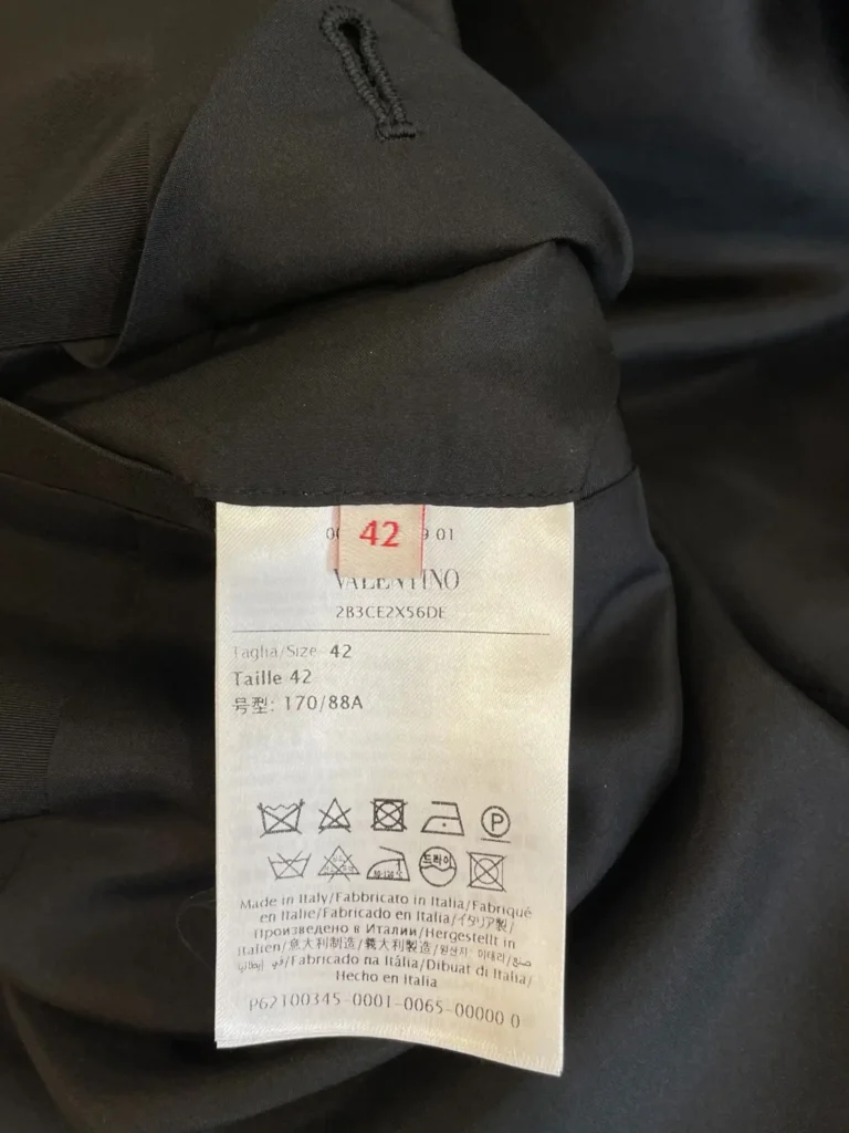 Garavani, blazer doppiopetto oversize in seta, 42., foto 7 di 11