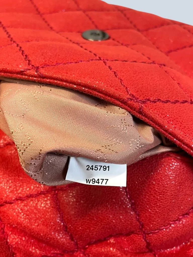 Borsa a spalla Falabella in Shaggy Deer trapuntato., foto 6 di 9