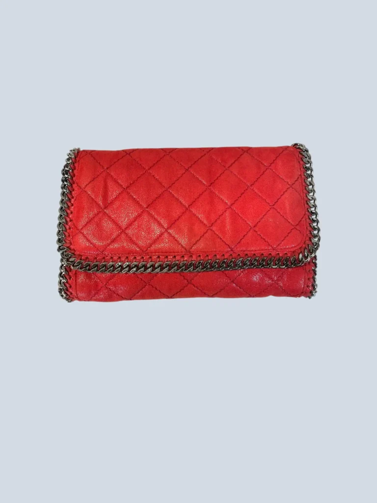 Borsa a spalla Falabella in Shaggy Deer trapuntato., foto 2 di 9