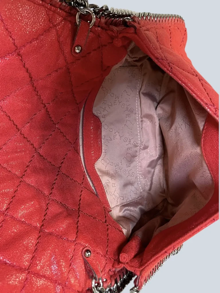 Borsa a spalla Falabella in Shaggy Deer trapuntato., foto 5 di 9