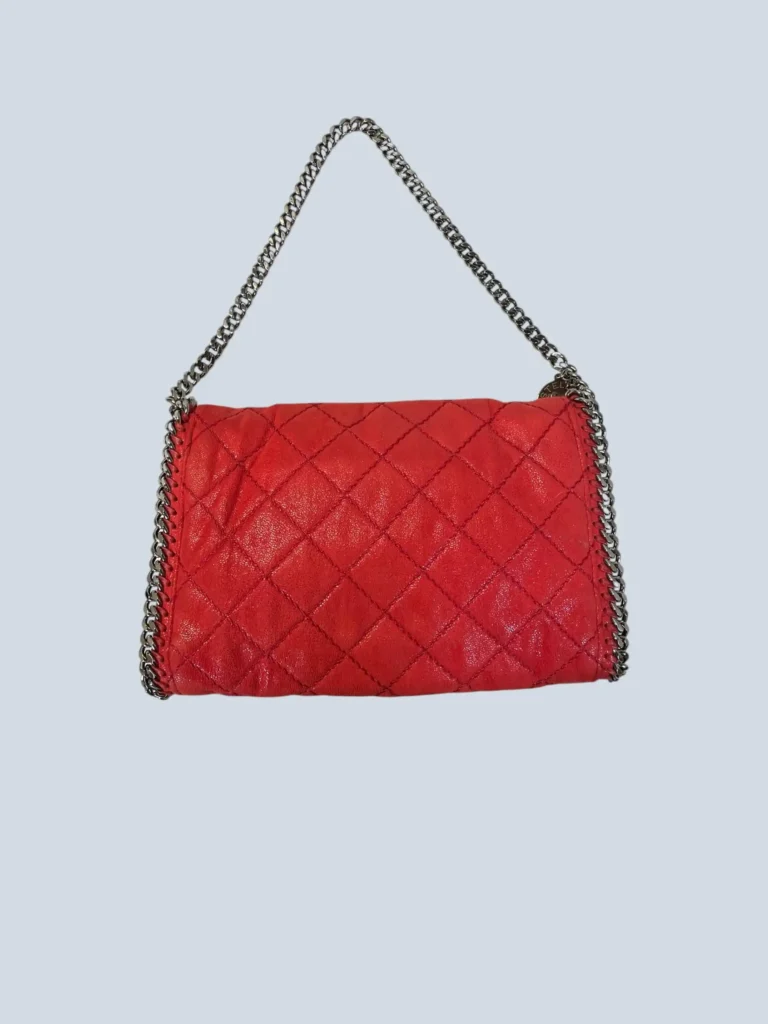 Borsa a spalla Falabella in Shaggy Deer trapuntato., foto 3 di 9