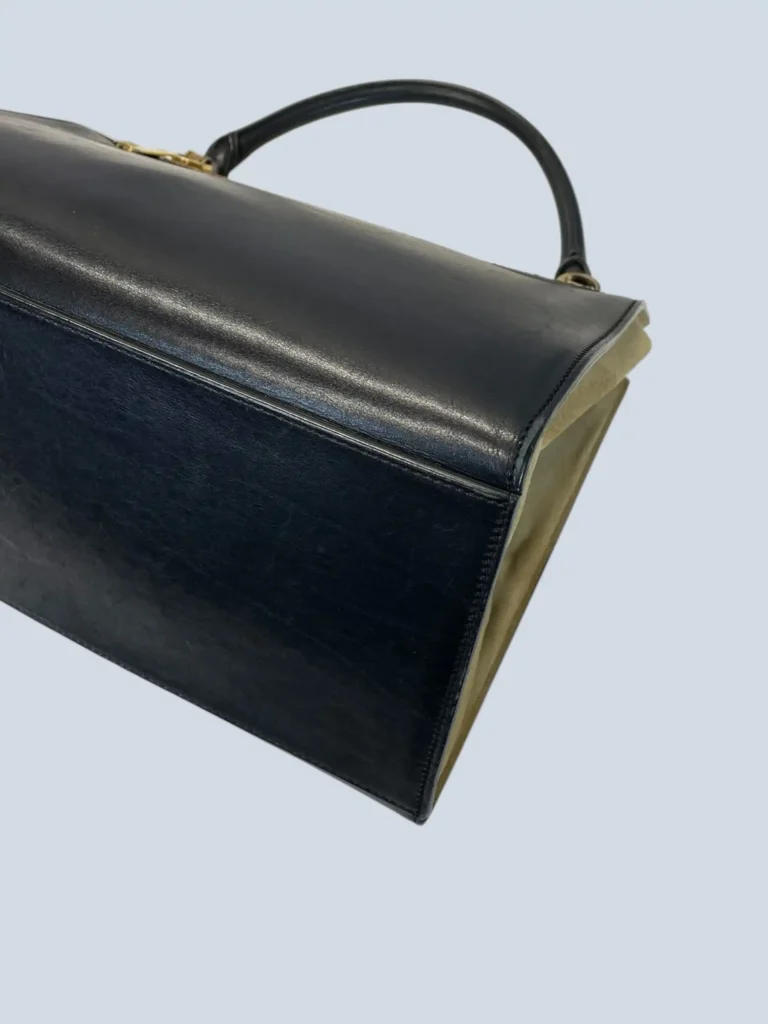 Borsa a spalla Trapeze Medium in pitone e suede., foto 16 di 19