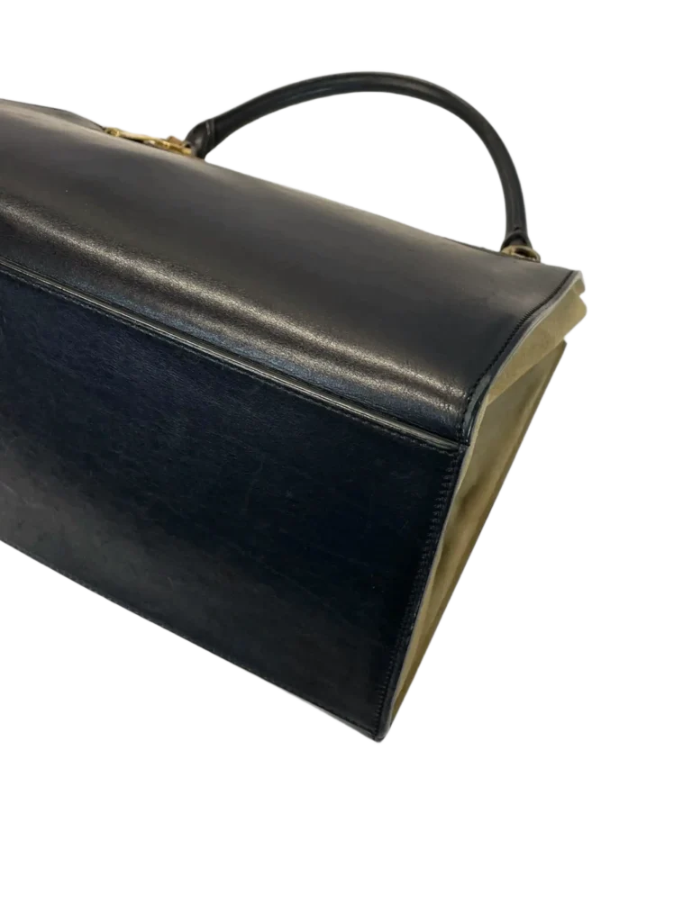 Trapeze Medium python and suede shoulder bag, photo 16 of 19