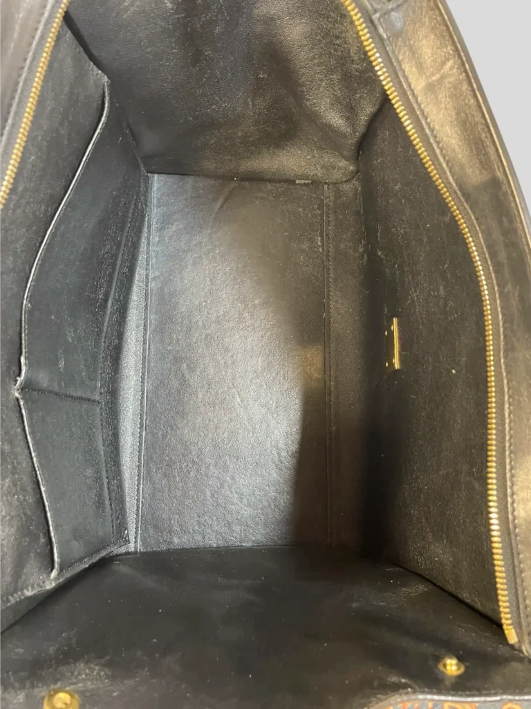 Trapeze Medium python and suede shoulder bag, photo 7 of 19