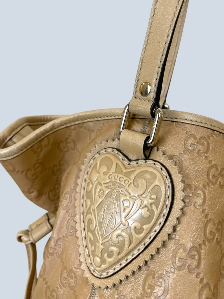 Tribeca Guccissima leather shoulder tote bag, photo 14 of 15
