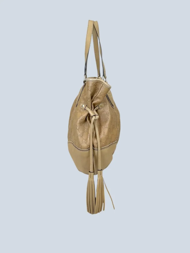 Tribeca Guccissima leather shoulder tote bag, photo 3 of 15