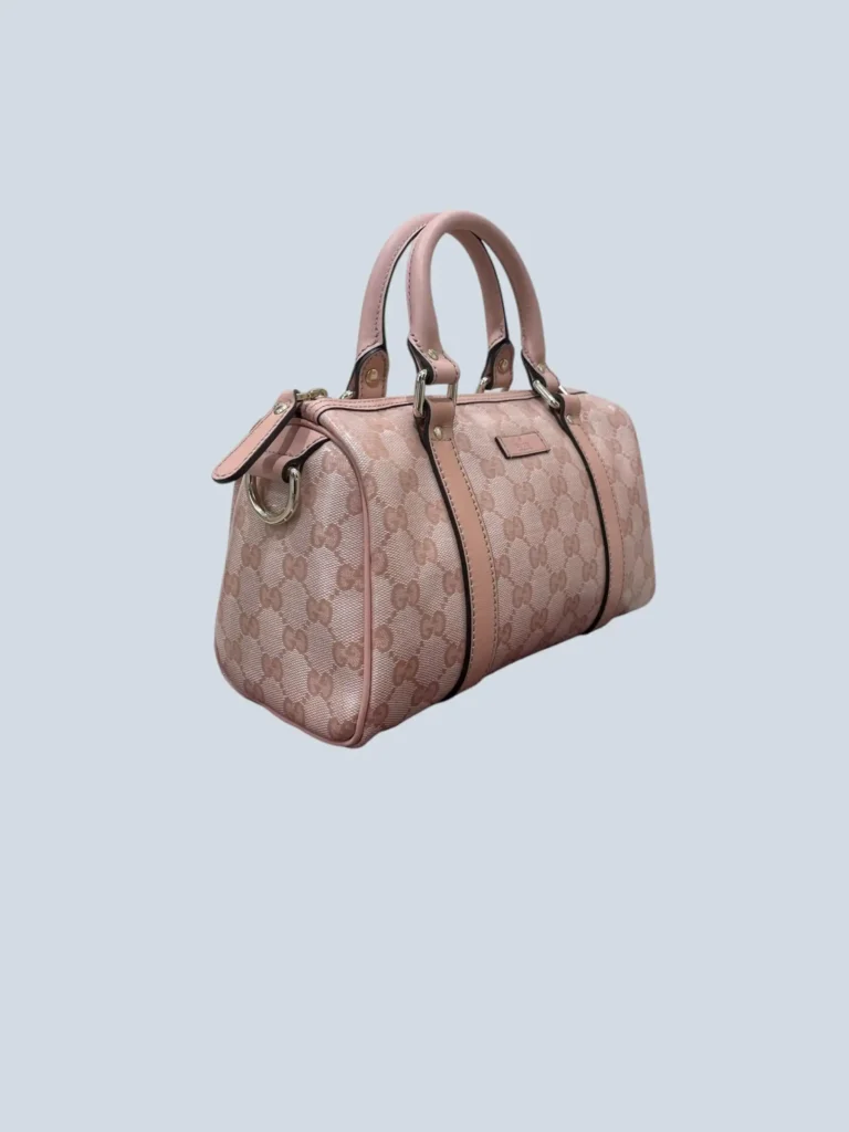 Borsa Boston Piccola in tela lucida spalmata GG Crystal., foto 2 di 10