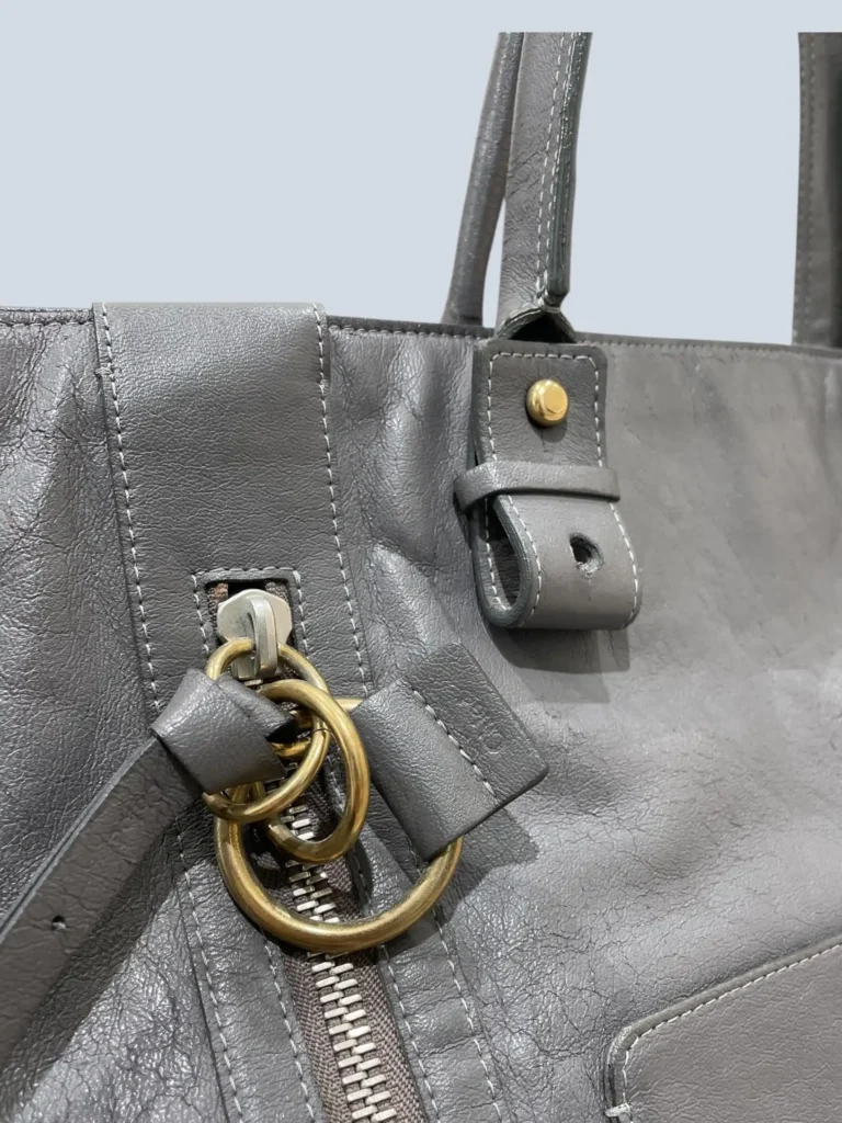 Borsa shopper a spalla Eclipse in pelle invecchiata., foto 11 di 14