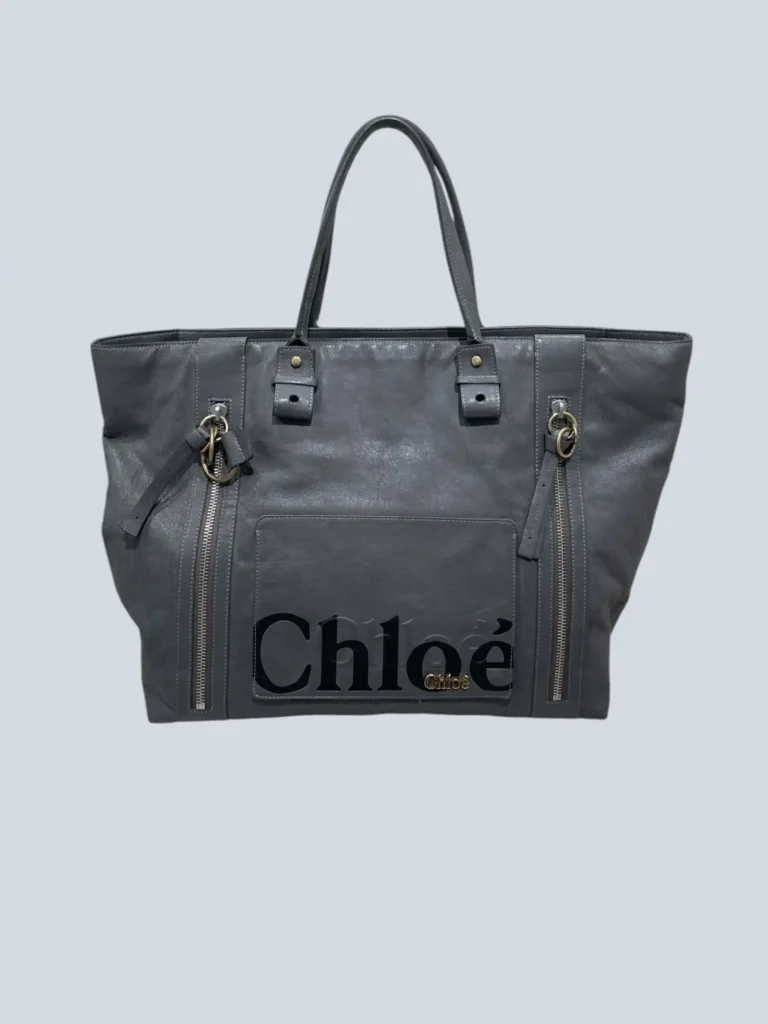 Borsa shopper a spalla Eclipse in pelle invecchiata.