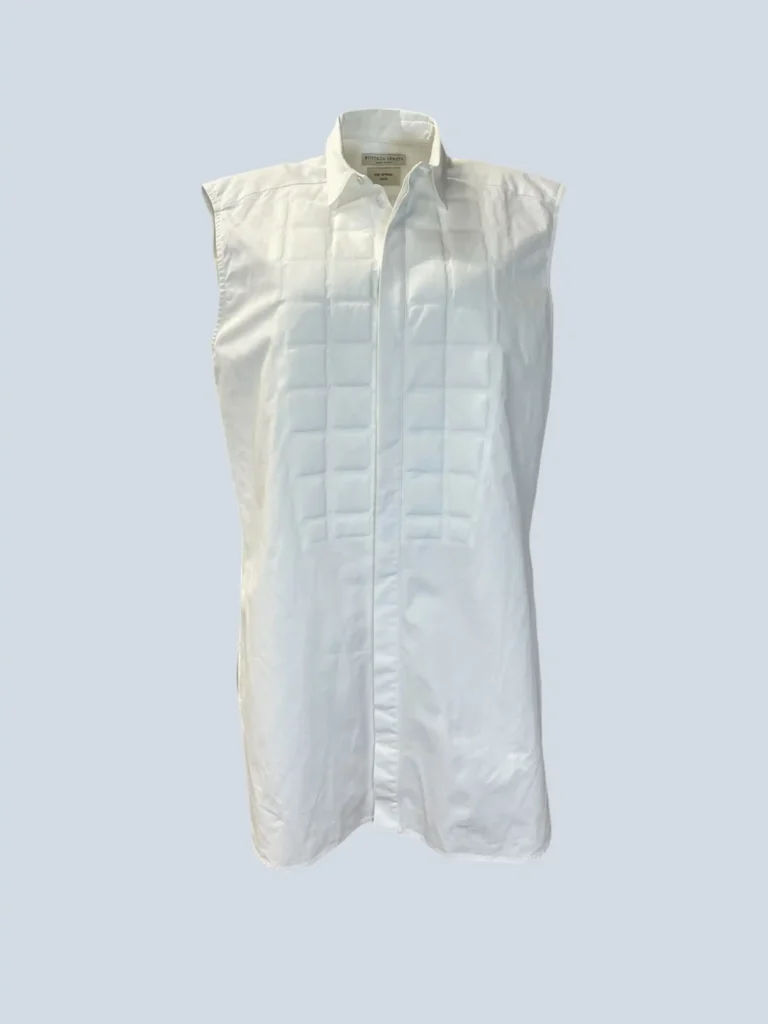 Camicia smanicata Padded in cotone, 40.