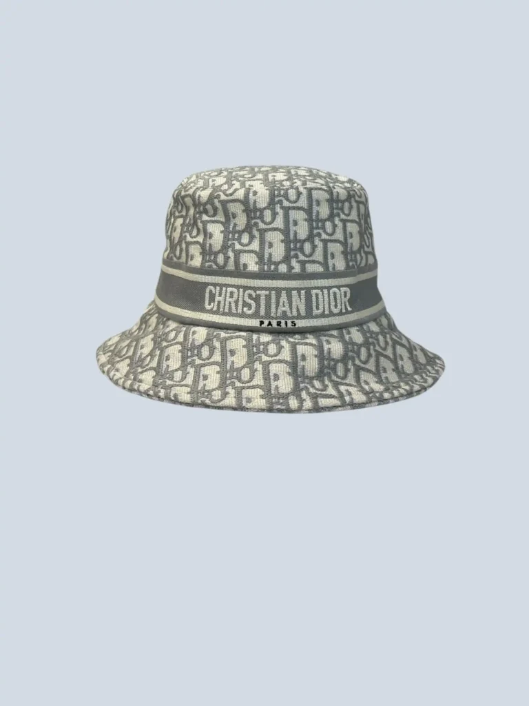 Cappello bucket in tela jacquard, 57.