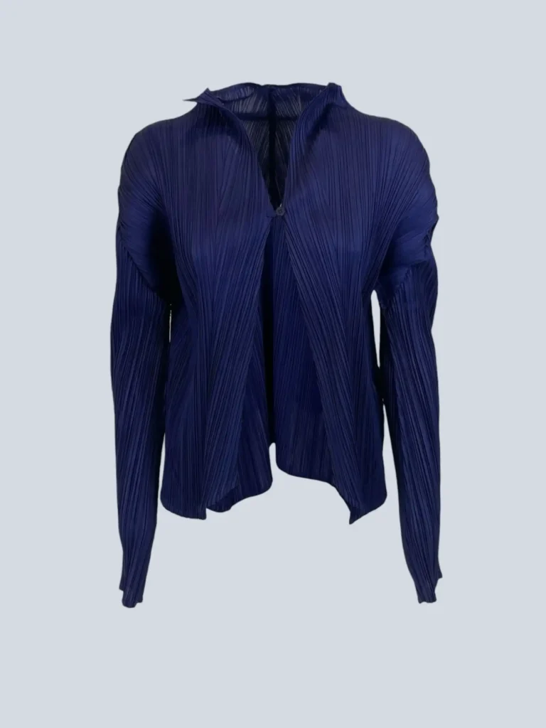 Cardigan 1 bottone plissé Pleats Please, 4.