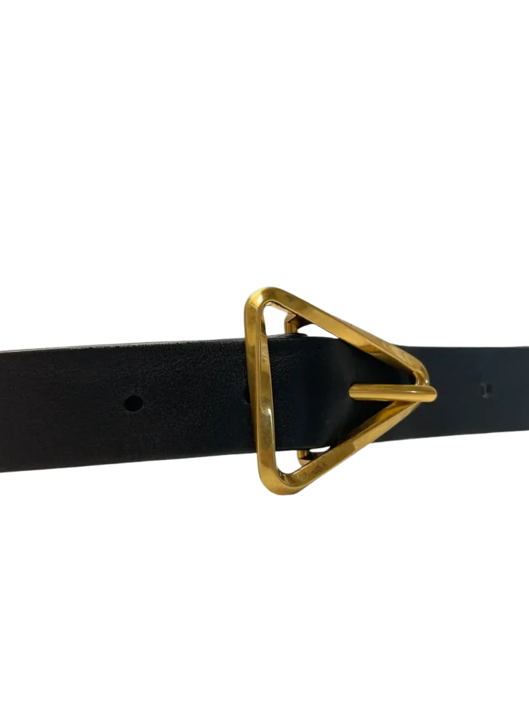 Triangle leather belt, 85., photo 4 of 6