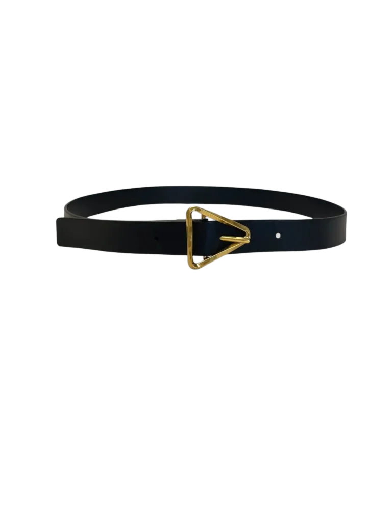 Triangle leather belt, 85.