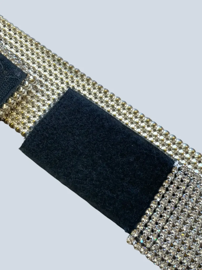 Cintura in cristalli Swarovski con anello in pelle, 85., foto 3 di 6