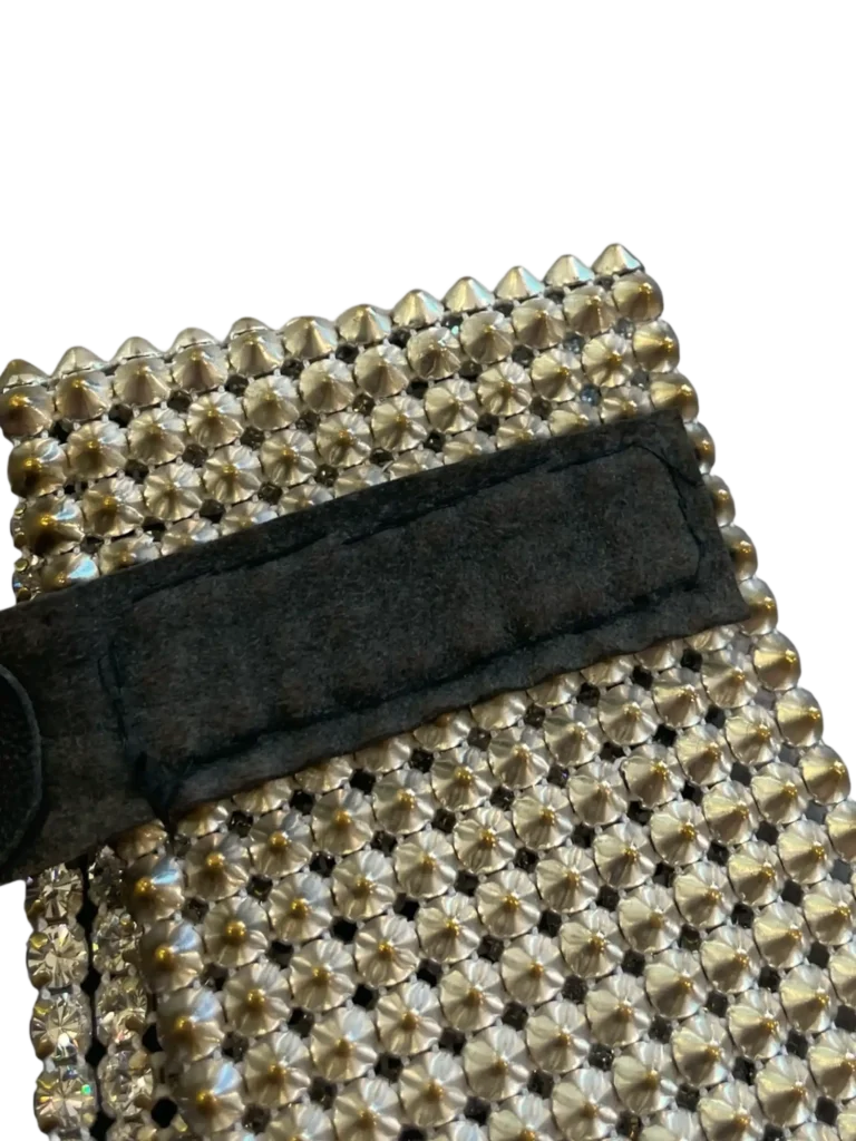 Swarovski crystal belt with leather ring, 85., photo 4 of 6