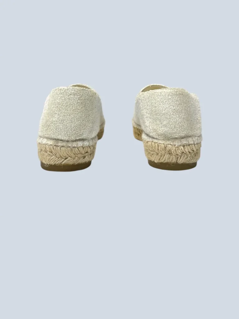 CC logo terry cloth and lurex espadrilles, 36., photo 4 of 5