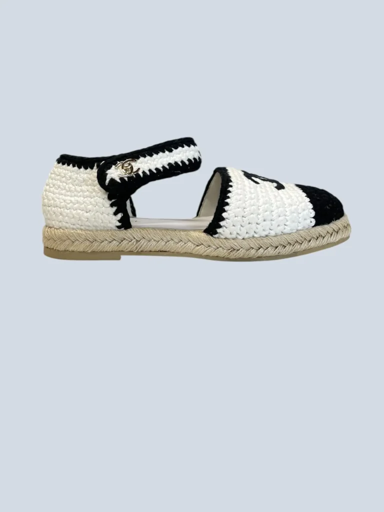 Espadrillas Coco Mark in maglia uncinetto, 41C.