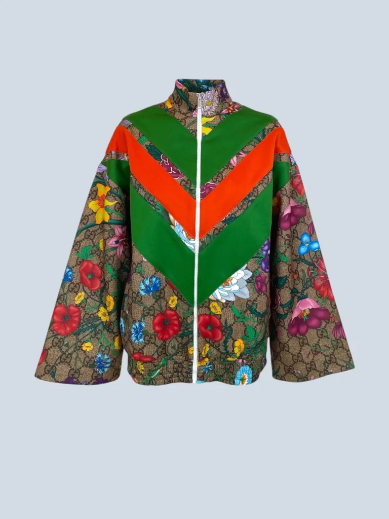 Flora GG Supreme oversize zip-up sweatshirt, S.